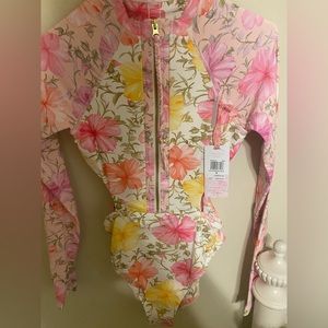 Never Worn Love Shack Fancy x Hurley One Piece